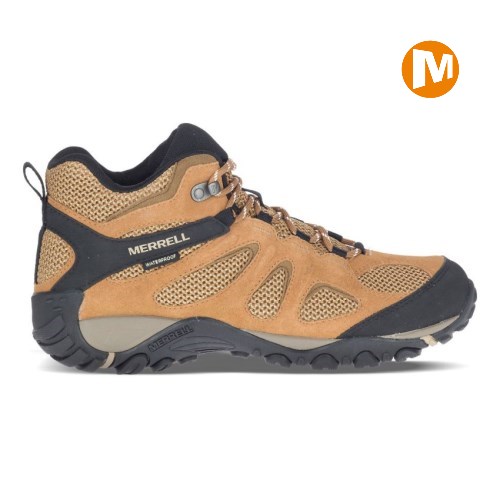 Merrell Yokota 2 Mid Waterproof Wanderschuhe Herren HellBraun [DE-IKOFY]